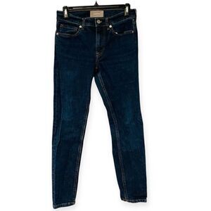 Everlane Dark Blue Denim Straight Leg Jeans Size 26 Ankle